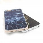 Wholesale iPhone 7 Plus Marble Design Case (Black White)